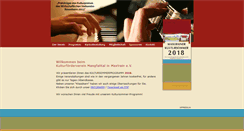 Desktop Screenshot of kultursommer.maxlrain.de