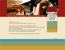 Tablet Screenshot of kultursommer.maxlrain.de